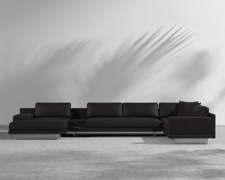 Dresden Outdoor Modular Sectional - Arcadia - Black Pietra Ceramic