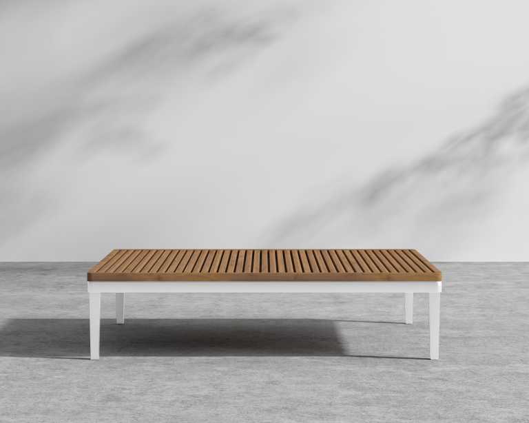 Francis End Table - White