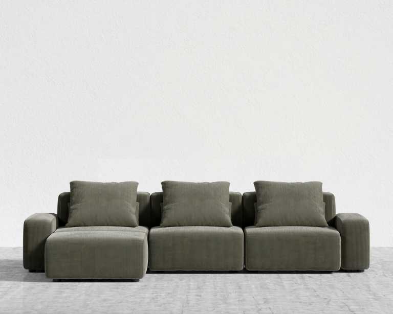 Kaye_Sectional_Sofa-L_Corduroy_Velvet_Evergreen