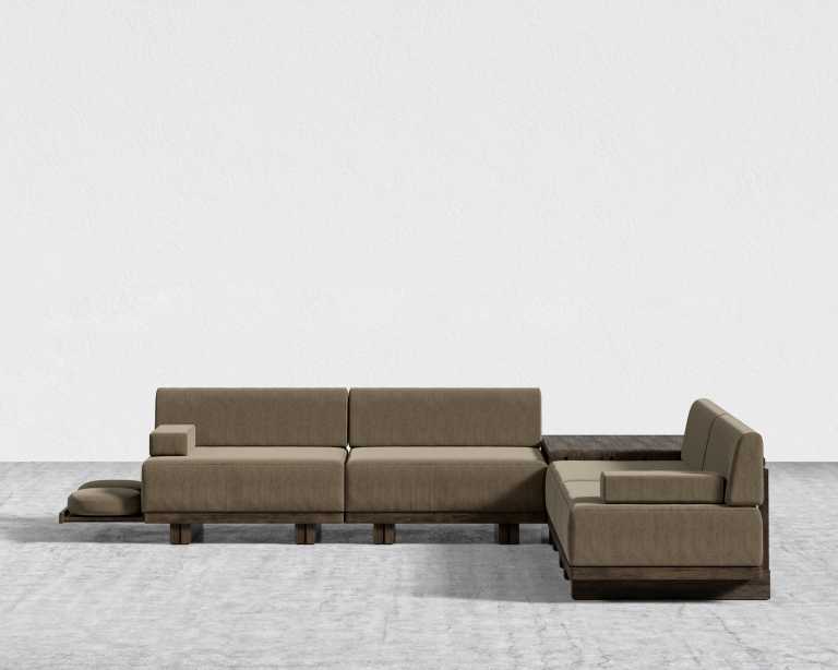 Kyoto_LSectional__KyotoTruffle_OmbraVelvet_SmokyBrown
