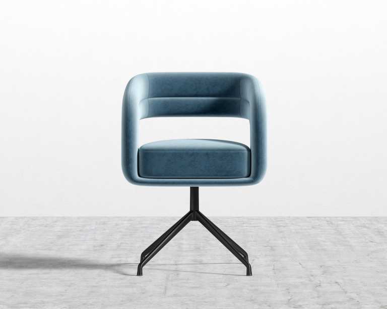 Mia Dining Chair - Vintage Velvet - Solstice