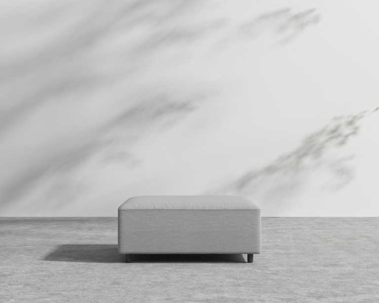 Mika Outdoor Ottoman - Encino