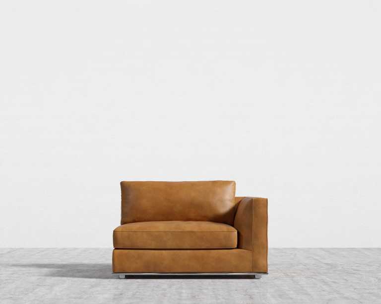 Milo 1-Seater Right - Trento Microfiber Leather - Trento Morocco