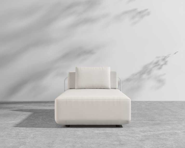 Nobi Outdoor Daybed - Palisades - White