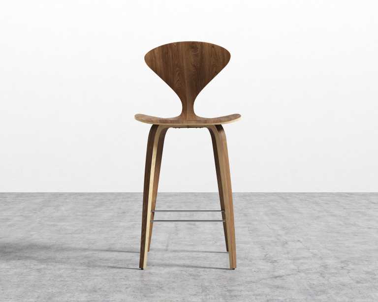 Norman Counter Stool Rove Concepts, Walnut Wood Counter Stools