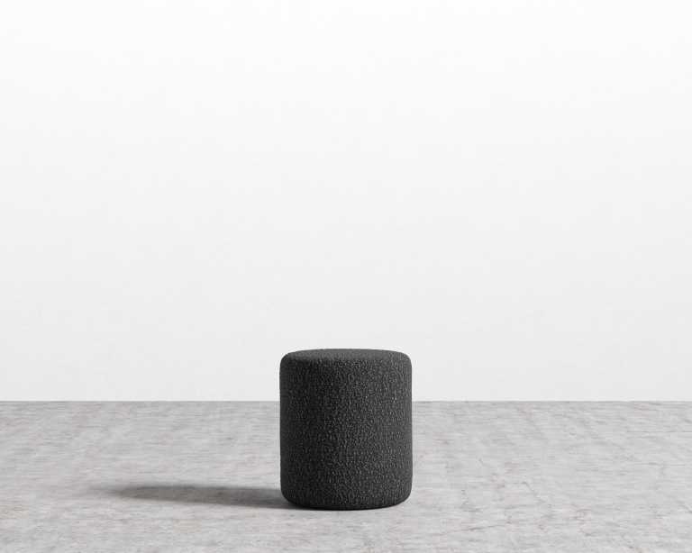 Nova Pouf - Chatou Boucle - Caviar