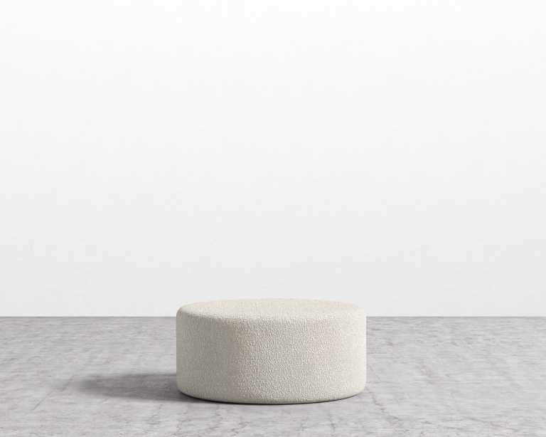 Nova Pouf Large - Chatou Boucle - Pearl