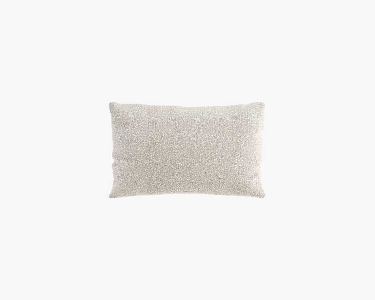 Rectangular Throw Pillow - Chatou Boucle - Pearl Rectangular Throw Pillow - Chatou Boucle - Pearl
