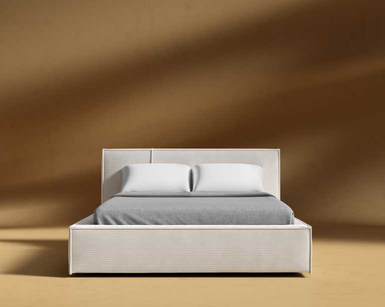 ​Porter Bed - Corduroy Velvet - Clay