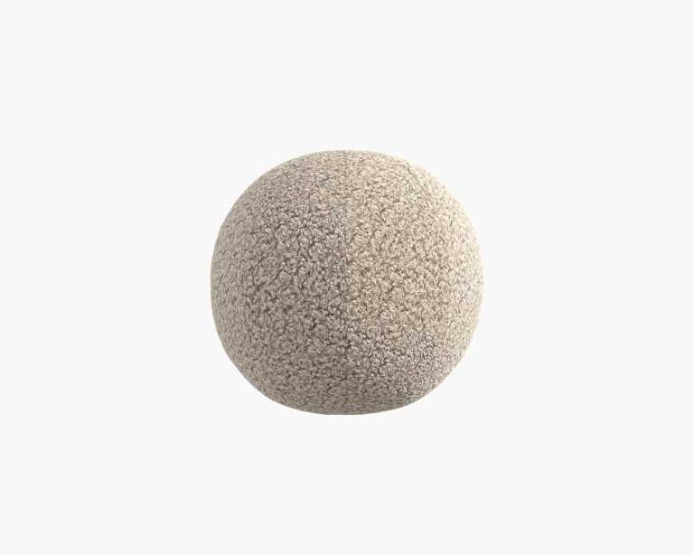 Sphere Pillow - Shearling - Almond