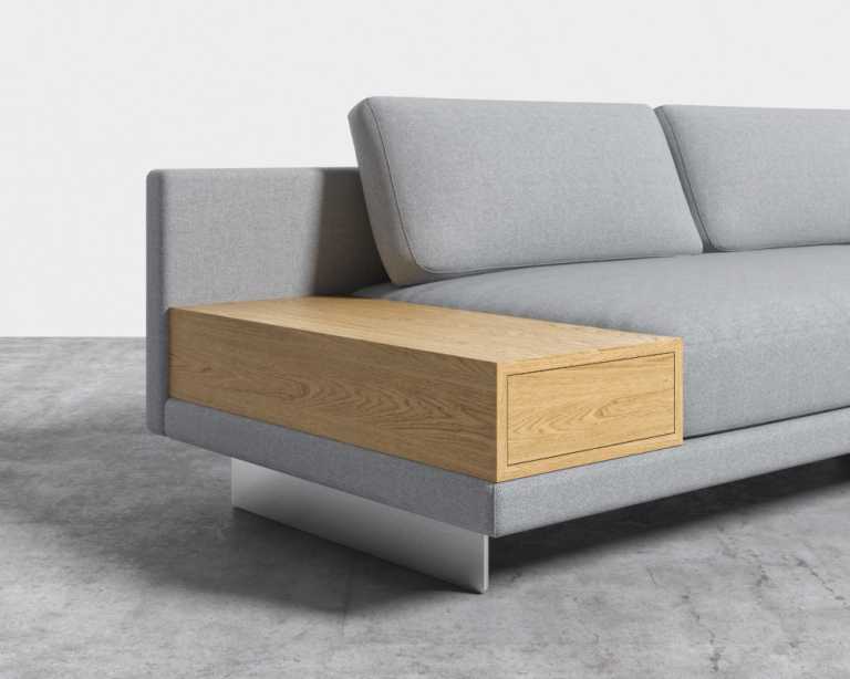 Dresden Side Table Add On — Ash