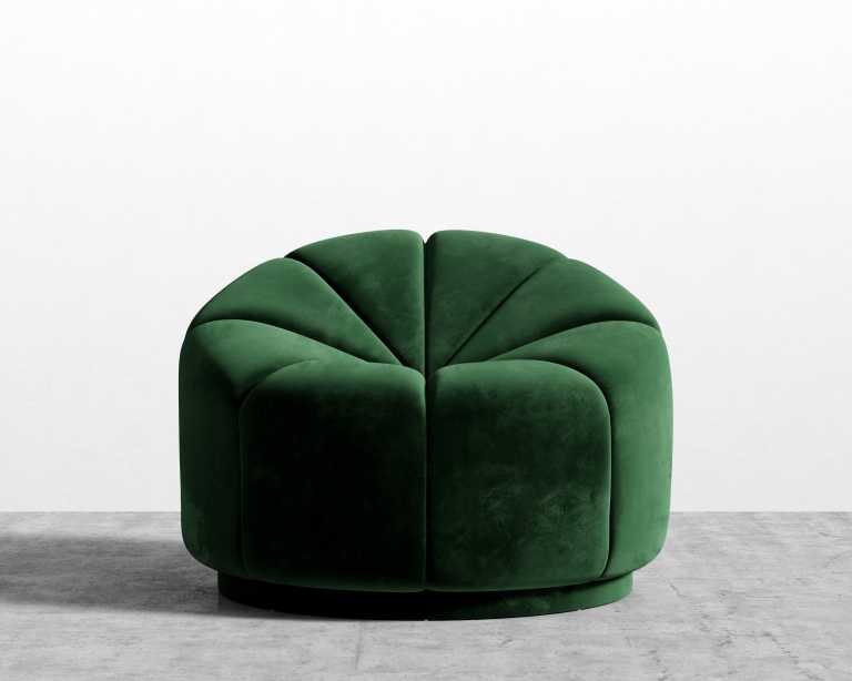 Vonn Lounge Chair - Plush Velvet - Moss Vonn Lounge Chair - Plush Velvet - Moss
