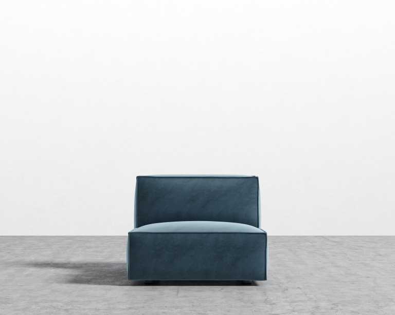 Porter Armless - Vintage Velvet - Solstice