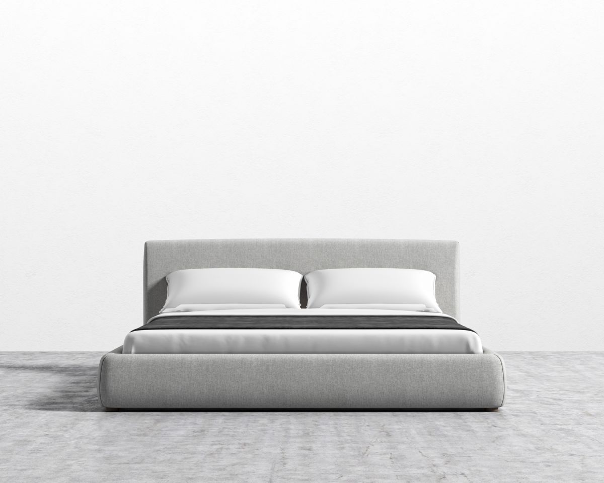 Gray modern bed
