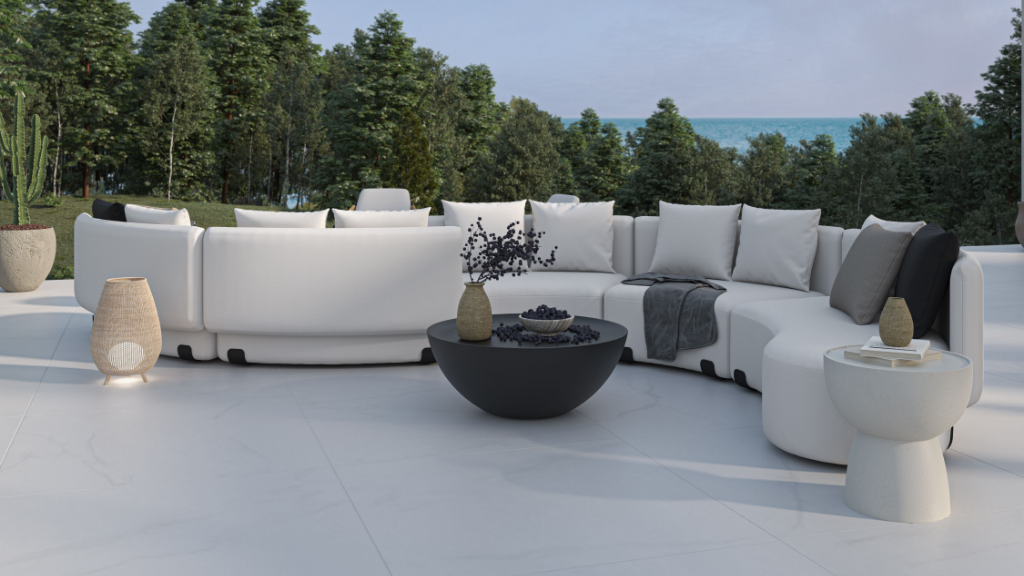Tano Outdoor Curved S-Shape Modular Sectional